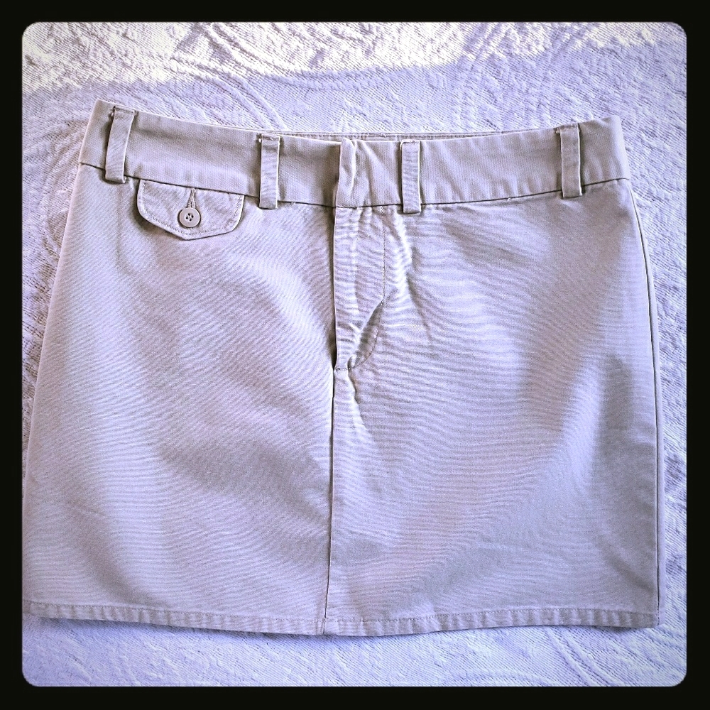 Old Navy Khaki Mini Skirt